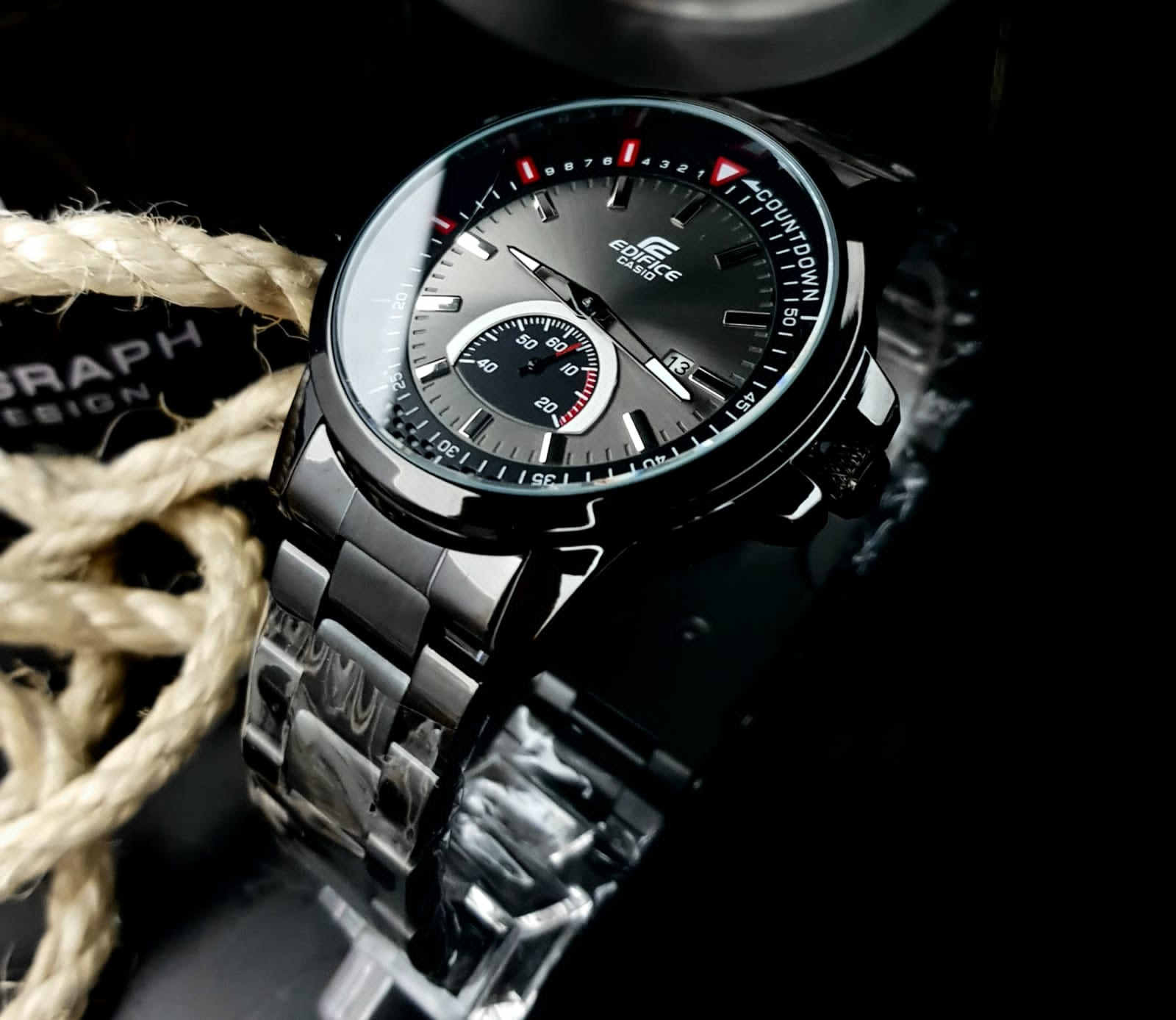 Reloj Casio Edifice (Negro)